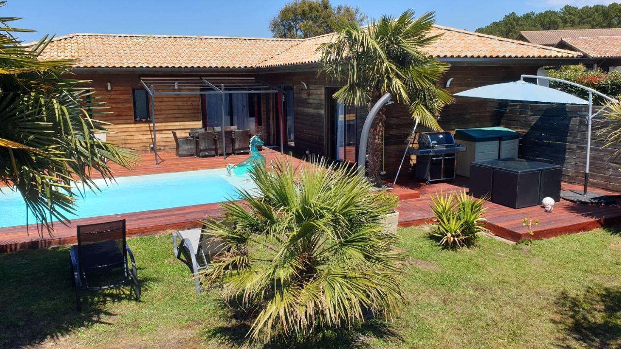 Villa Avec Piscine Chauffee Moliets-et-Maa Buitenkant foto