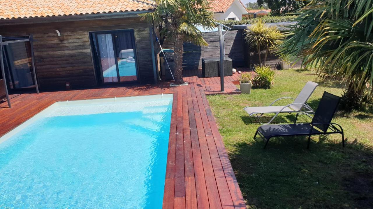 Villa Avec Piscine Chauffee Moliets-et-Maa Buitenkant foto